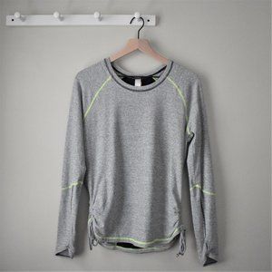Lucy Tech Long-Sleeved Striped Athletic Top